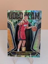 2024-25 Totally Certified Reed Sheppard Rookie Gold Team Camo Mirror /25 #21