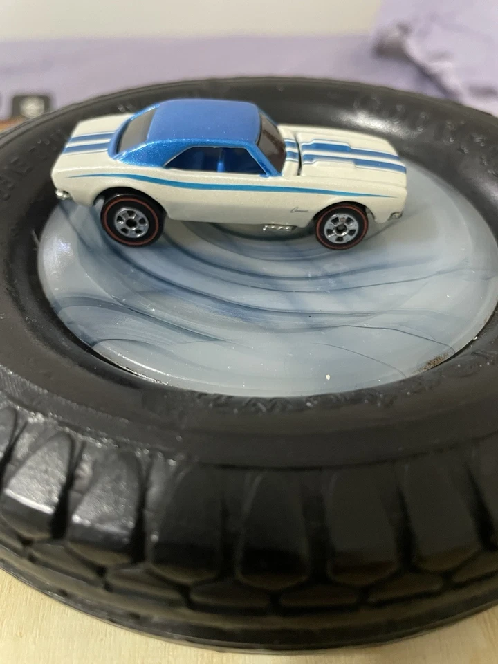 HOT WHEELS REDLINE БЕЛЫЙ/СИНИЙ 67 CAMARO как новый!! - Изображение 2 из 4