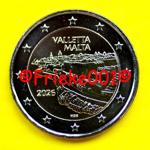 Malta - 2 euro 2026 comm.(Valletta)