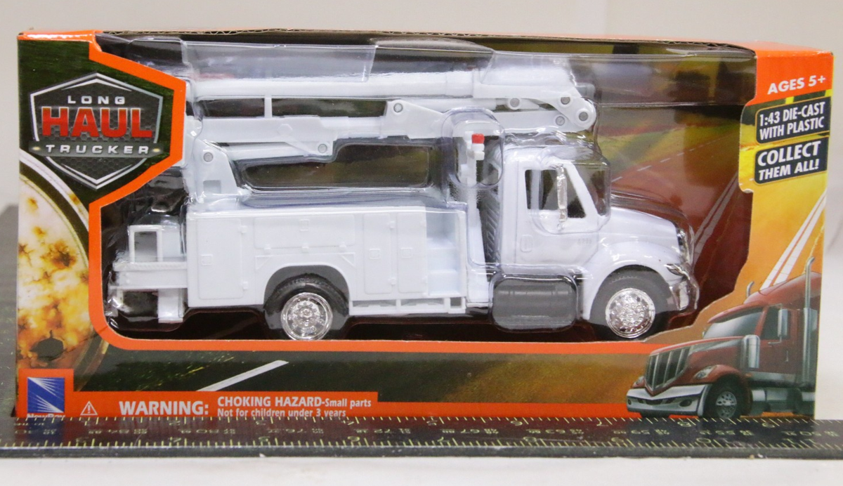 Haulotte H43 TPX ミニカー 1:50 Utility Bucket Truck Diecast 1:43 by newRay #15913 Blank White