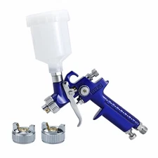 Mini HVLP Air Spray Gun Paint Sprayer Gravity Feed Airbrush Car Painting Repair