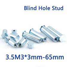 Carbon Steel Blue Zinc Blind Hole Rivet Studs 3.5M3*3mm-50mm Press Fit Fasteners