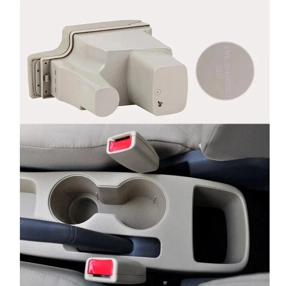 Caja reposabrazos para Hyundai Accent RB Solaris 2011-2016 consolas centrales caja de almacenamiento Foto 2 de 4