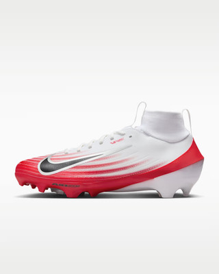 Nike Air Zoom Vapor Pro 1 Football Cleats White University Red Size 8 FB3298-102