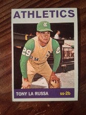 1964 Topps  #244 / Tony Larussa Rookie Card / HOF . rookie card picture