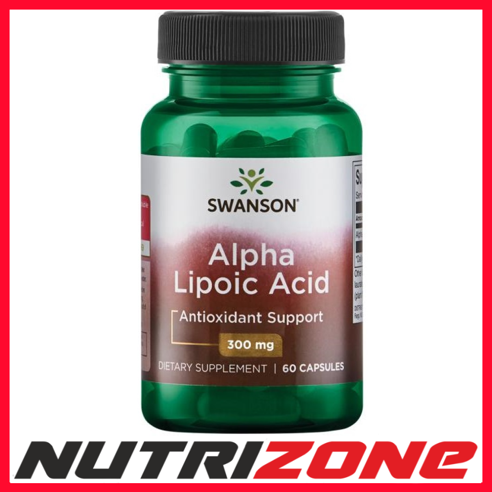 Swanson Alpha Lipoic Acid 300mg Antioxidant Support - 60 caps