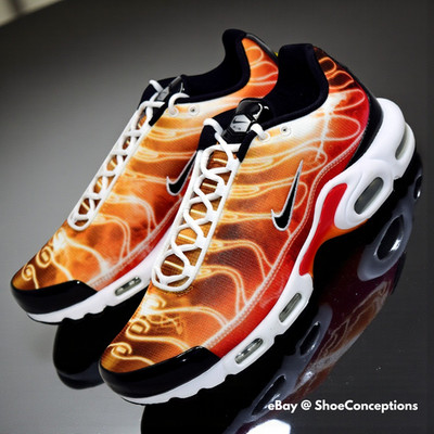 Nike Air Max Plus OG Shoes Sport Red Black Mandarin DZ3531-600 Men's Sizes NEW
