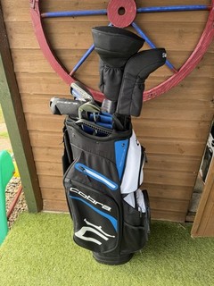 Cobra Fly XL Golf Club Package Set Woods Irons Putter Bag Right Hand.