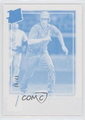 2016 Donruss Rated Rookies Test Proof Cyan 4/49 Stephen Piscotty Rookie RC 0b5