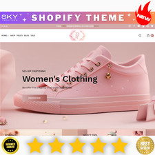 Pastel Shopify Theme Elegant and Soft Color Palette Customizable Layout Website