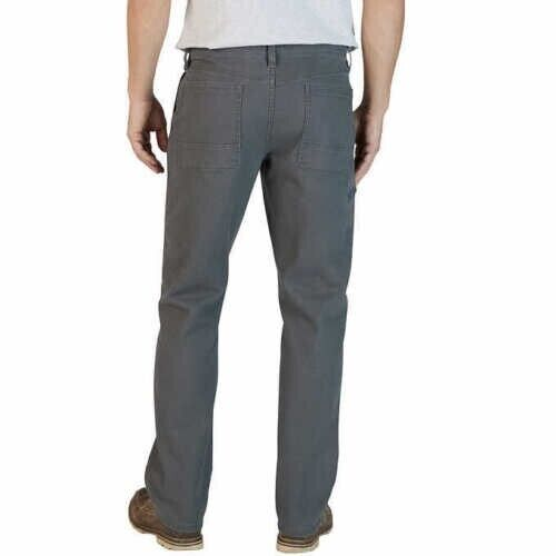 WEATHERPROOF VINTAGE MEN'S STRETCH CANVAS FLEX UTILITY PANTS (GRAY 36WX30L) NWT - Picture 4 of 4