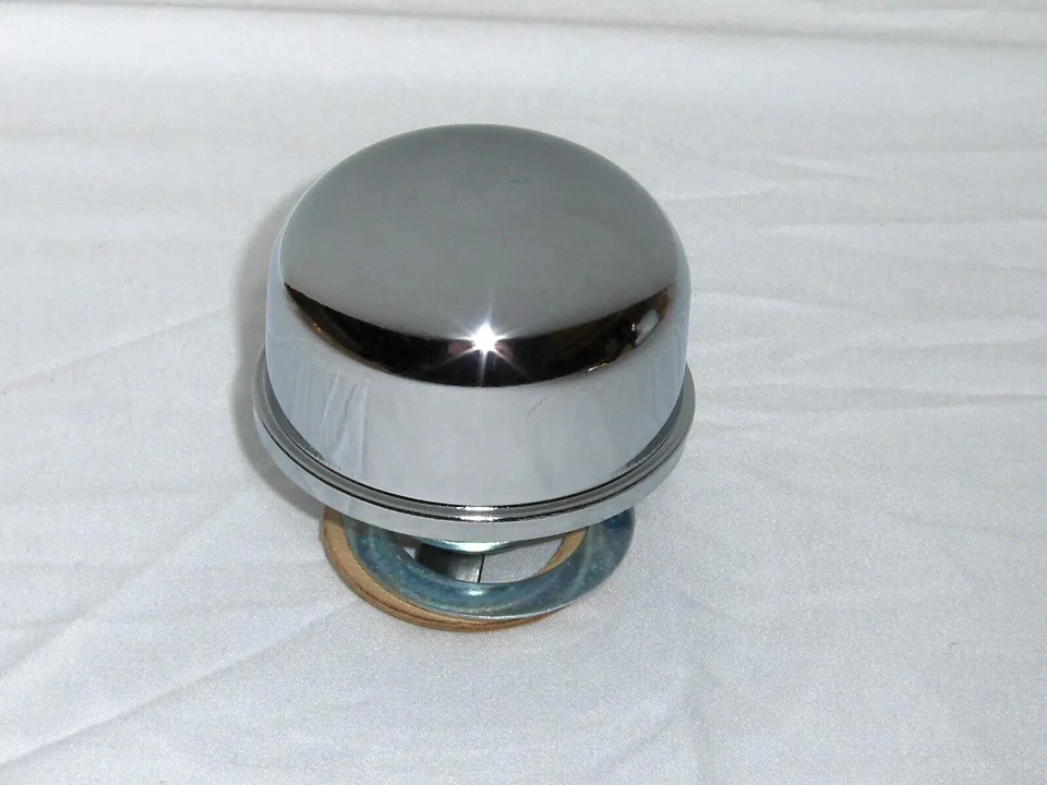 Chevy 216 1942-1953 recta en línea 6 cilindros cubierta de válvula de acero + respirador Foto 4 de 4