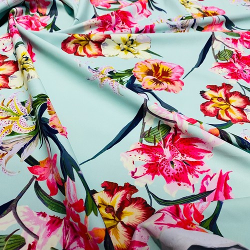 Traje de baño elástico de 4 vías con estampado de resorte de tela Spandex con resorte de nailon por yarda - Imagen 9 de 9