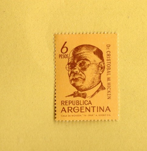 ARGENTINA 900 MNH CRISTOBAL M HICKEN, BOTANIST