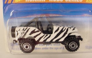 HOT WHEELS 1995 ROARIN' RODS SERIES WHITE JEEP ROLL PATROL ...