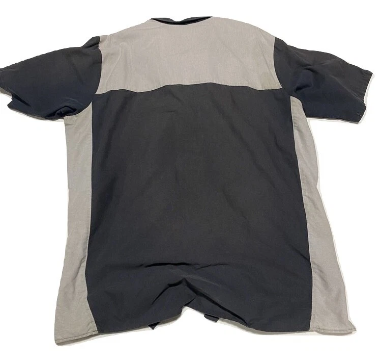 Camisa Motorsports Mechanic Auto Tech Uniforme Gorra Roja Trabajo Usada Manga Corta Larga Foto 3 de 4