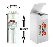 50 7.5 uF MFD 370-440V 440 VAC High Quality Motor Dual Run Capacitor CBB65-R
