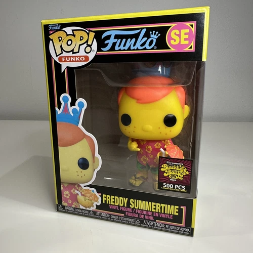 LE 500 Freddy Summertime Blacklight Fundays 2022 Exclusive Funko w/ Pop Armor! c