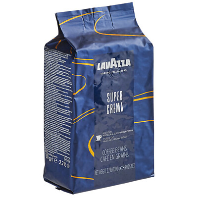 Lavazza Super Crema Whole Bean Espresso 2.2 lb. WS-110LVECRMAWB