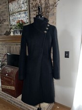 Womens Roman Kaban Black Coat Made In Turkey Size 38