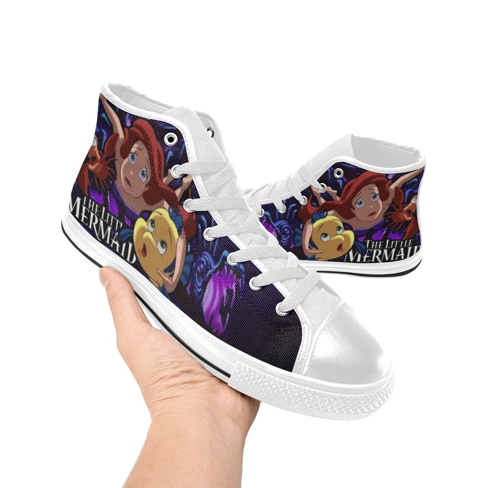 The Little Mermaid High Top Shoes Sneakers
