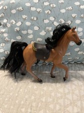 Toy Kid Kore Brown Horse Black Mane and saddle 7/8  