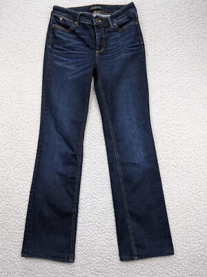 Talbots Flawless Five Pocket Bootcut Women Petite 2P Blue Jean