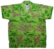 Mens Hawaiian Shirt Beach Wear Aloha Party Casual Camp Button Down Short Sleeve
