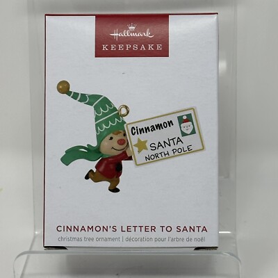 Hallmark 2023 Cinnamon s Letter To Santa Limited Edition Ornament