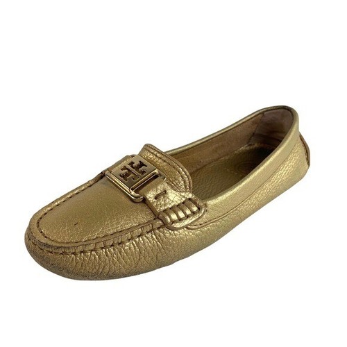 Women's Size 5.5 Tory Burch Gold 