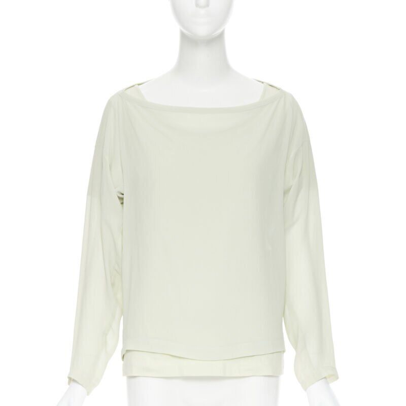 vintage COMME DES GARCONS 1990 mint green double layered vintage COMME DES GARCONS 1990 mint green double layered