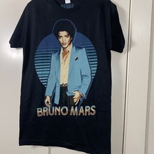 Bruno Mars moonshine jungle tour 2014 Honolulu, HI shirt Size Small Black NEW