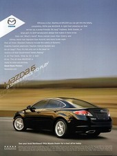 2009 Mazda 6 Original Color Print Ad