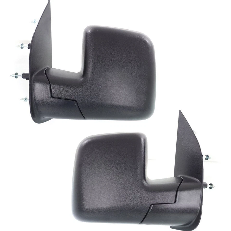 Juego de espejos retrovisores manuales laterales conductor y pasajero para Ford Econoline 2003-2004 2008-2014 Foto 2 de 4