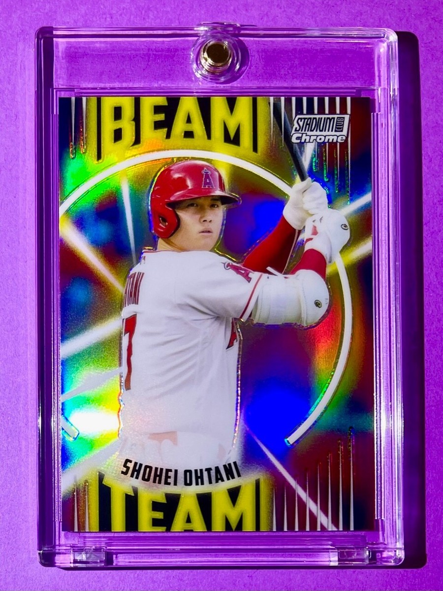 Shohei Ohtani RARE BEAM TEAM REFRACTOR TOPPS STADIUM CLUB CHROME 