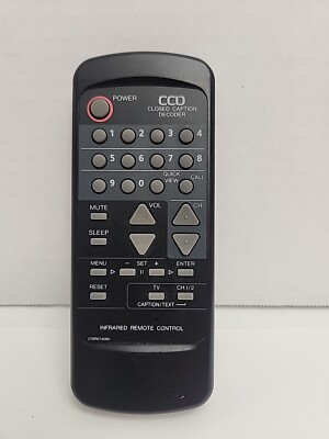 Orion CCD Closed Caption Decoder Replacement Infrared Remote Control  076R074050