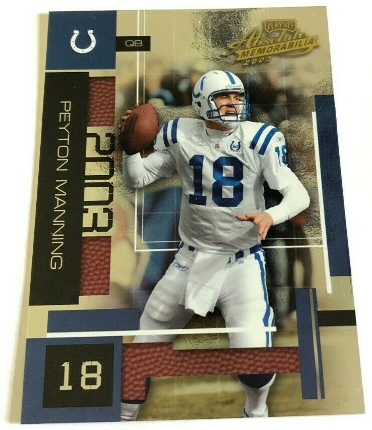 2003 Playoff Absolute Memorabilia Peyton Manning #19 Colts
