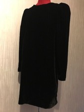 VELOUR EVENING dress SIZE 14
