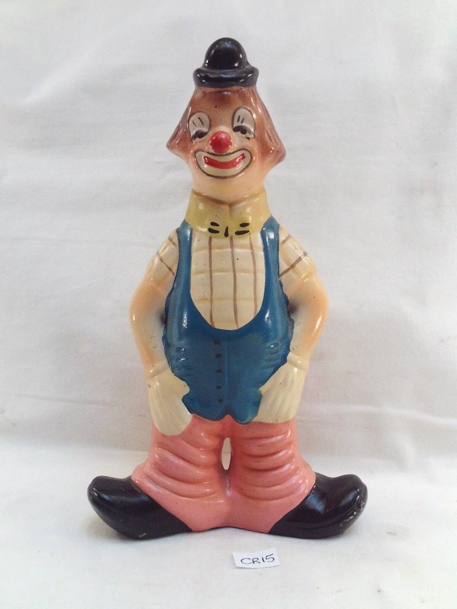 Poupée Clown Céramique Yves Rocher - Vintage XXe - 18 Cm - France