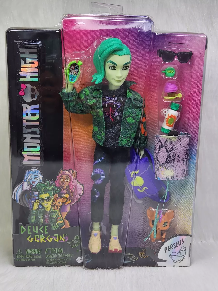 Monster High Deuce Gorgon Doll With Pet And Accessories