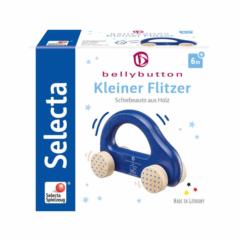 Thumbnail - Selecta Spielzeug Kleiner Flitzer Greifling Auto Kleinkindspiel Holz