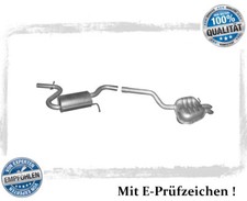 Auspuffanlage Skoda Octavia II 1.4 TSI Auspuff Endtopf Mitteltopf