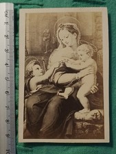 Raphael "Madonna with Child" Photo CDV Antique Late 1800s Vintage