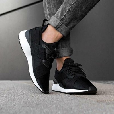 black puma muse trainers