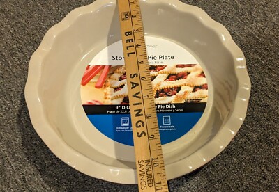 Deep Dish 9in Pie Plate Inch Pie Dish Ceramic Pie Pan Set (2-Pack) 9