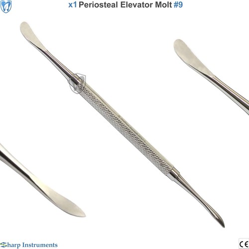 MOLT 9 SELDIN PERIOSTEAL ELEVATORS P 23 OHL WEST Oral Surgery DENTAL Instruments - Picture 2 of 5