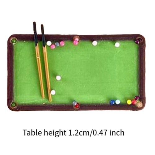 1/64 Scale Miniature Pool Table Resin Miniature Figures for Miniature Scenes - Picture 6 of 7