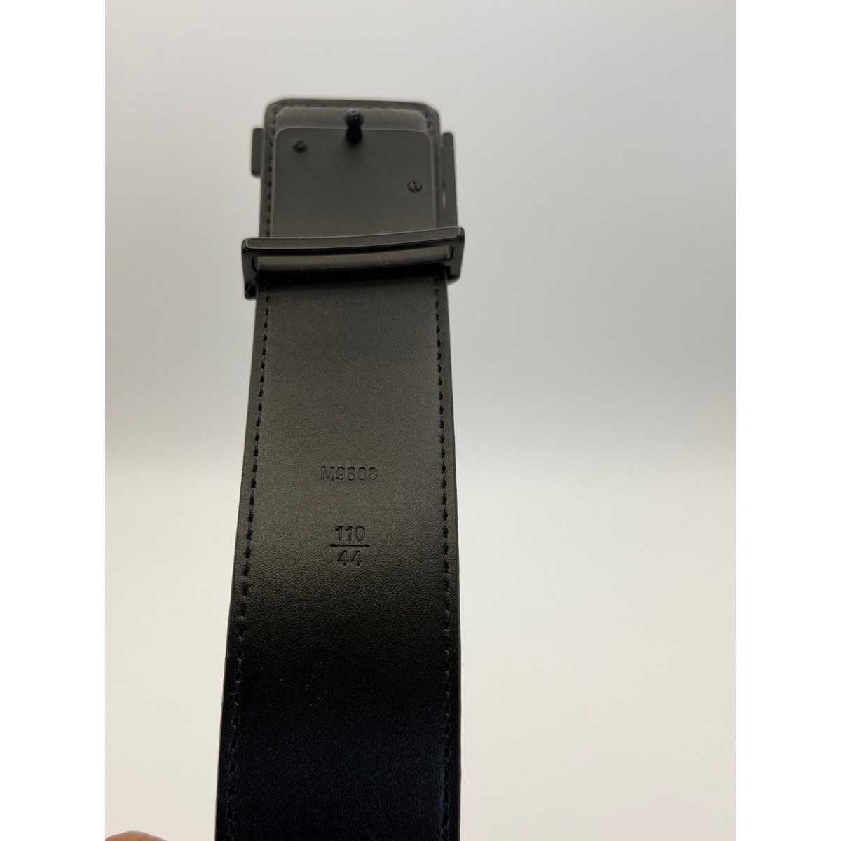 Authentic Louis Vuitton Damier Graphite Belt Men