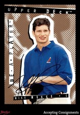 1994-95 Be A Player Autographs #37 Mike Ricci ON CARD AUTO