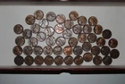 1 roll EF-AU 1941 D +5 rolls VE EF 1939 D  Lincoln Wheat Cents  RL124